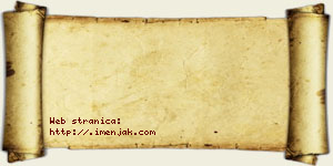 Dimitrije Joksimović vizit kartica